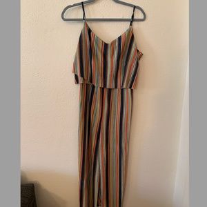 Stripped Jumpsuit